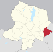 Tarialan District in Khövsgöl Province