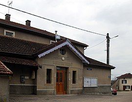 The town hall in Martinvelle