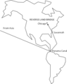 Image of a reverse land bridge.