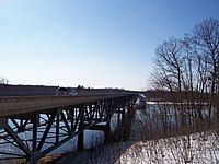 Highway 82 bridge over the Wisconsin River