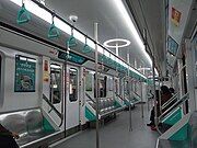 Train interior of Line 18