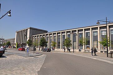 The third Mons station by René Panis (1952), before its 2013 demolition