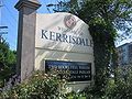 Welcome sign for Kerrisdale.