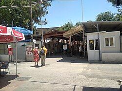 Border checkpoint in Nicosia