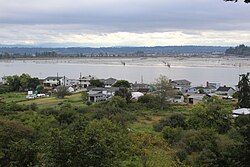 View of Priest Point, Washington from Priest Point Cemetery.