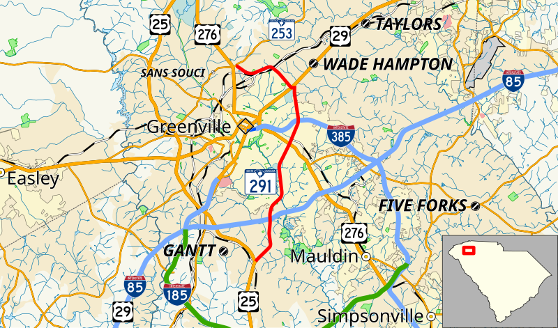 File:SC 291 map.svg