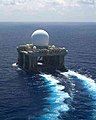 Sea-based x-band radar underway