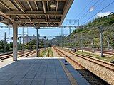 The new platform of Songjeong station