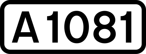 File:UK road A1081.svg