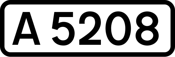 File:UK road A5208.svg