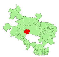 Location of Iruña Oka in Álava