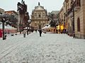 Piazza Ciullo snow-covered