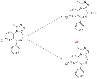 File:Alprazolam metabolism.svg