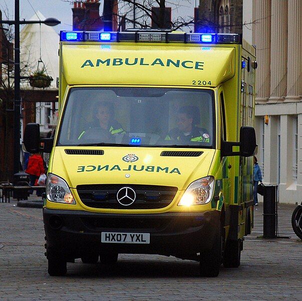 File:Ambulance with wig-wag.jpg