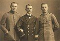 Johannes Spiess (middle) with two comrades