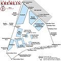 Map of the Moscow Kremlin (incorrect)