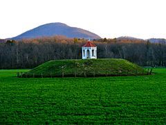 Nacoochee Indian Mound occupied from 1350 to 1600