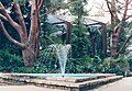 The chapel grounds feature fountains and gardens.