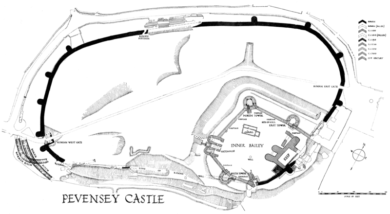 File:Pevensey Castle plan.png