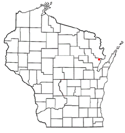 Location of Little River, Wisconsin