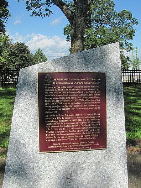 File:WRENS plaque Halifax.jpg