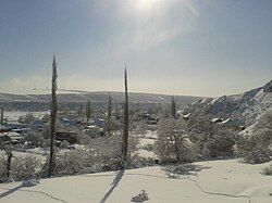 Winter in the village of Altmarzayurt (Alty-Mirza-Yurt)