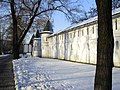 The fortified monastery used to protect approaches to Moscow from the south.