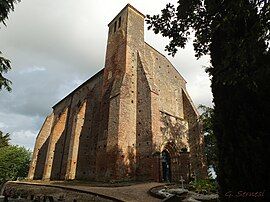 The church in Saint-Christaud