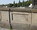 Inscription noting the new build of 1981–2