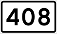 County Road 408 shield