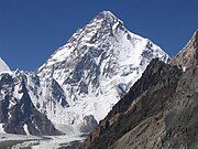 K2, the highest summit of the Karakoram