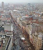 Panorame loooking east from Boerentoren to Central station