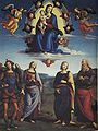 Madonna in Glory with Saints by Perugino, now in the Pinacoteca of Bologna