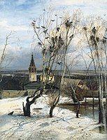 Alexei Savrasov, The Rooks Have Returned, 1871