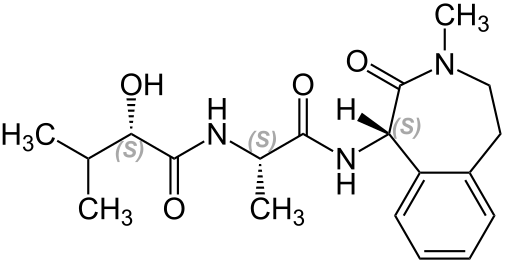 File:Semagacestat structure.svg