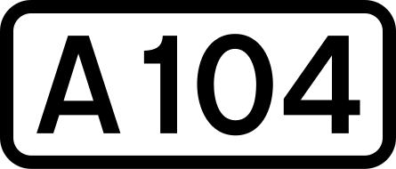 File:UK road A104.svg