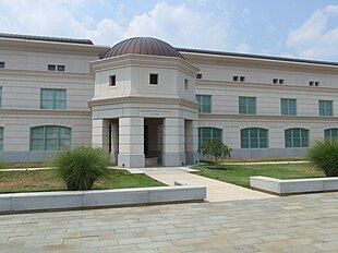 Photo of the exterior of Commodore Uriah P. Levy Center and Jewish Chapel