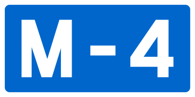 File:Wegschild Montenegro M-4.svg