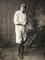 Babe Ruth becomes the most iconic baseball player of the time