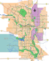 Calgary City map