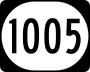 Kentucky Route 1005 marker