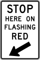 R10-14b Stop here on flashing red