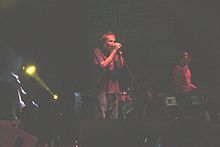 Maps performing at the Summer Sundae festival in Leicester, 11 August 2007