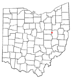 Location of Sugarcreek, Ohio