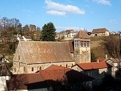 Vue générale de l'abbatiale.