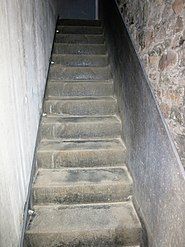 Stairs going up the tower