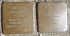 Stolpersteine für Klara und Paul Kahn