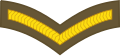 Lance corporal (Tongan Land Component)[48]