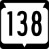 State Trunk Highway 138 marker