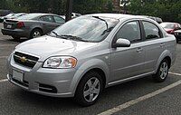 Chevrolet Aveo sedan (T250)